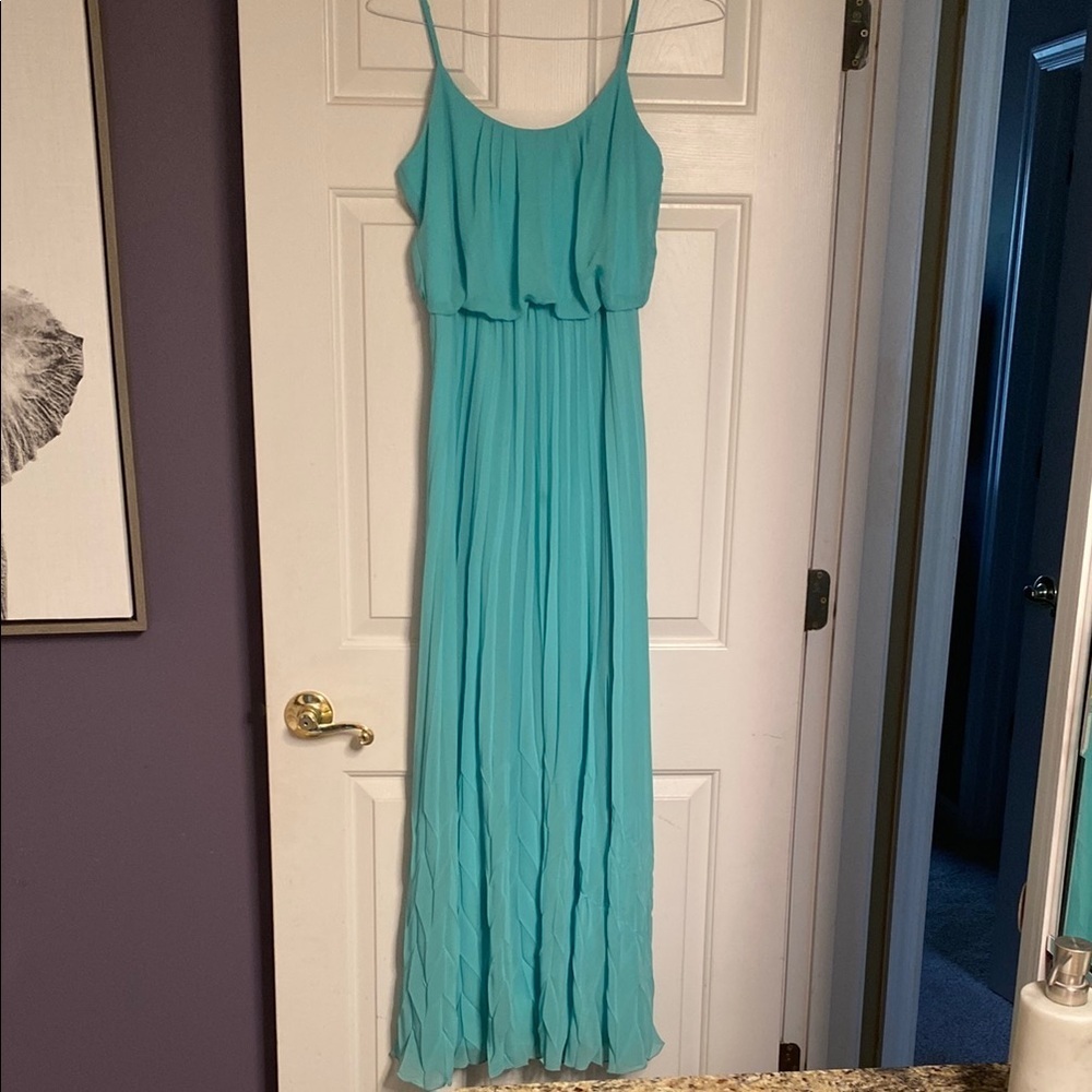 Elegant Teal Maxi Dress